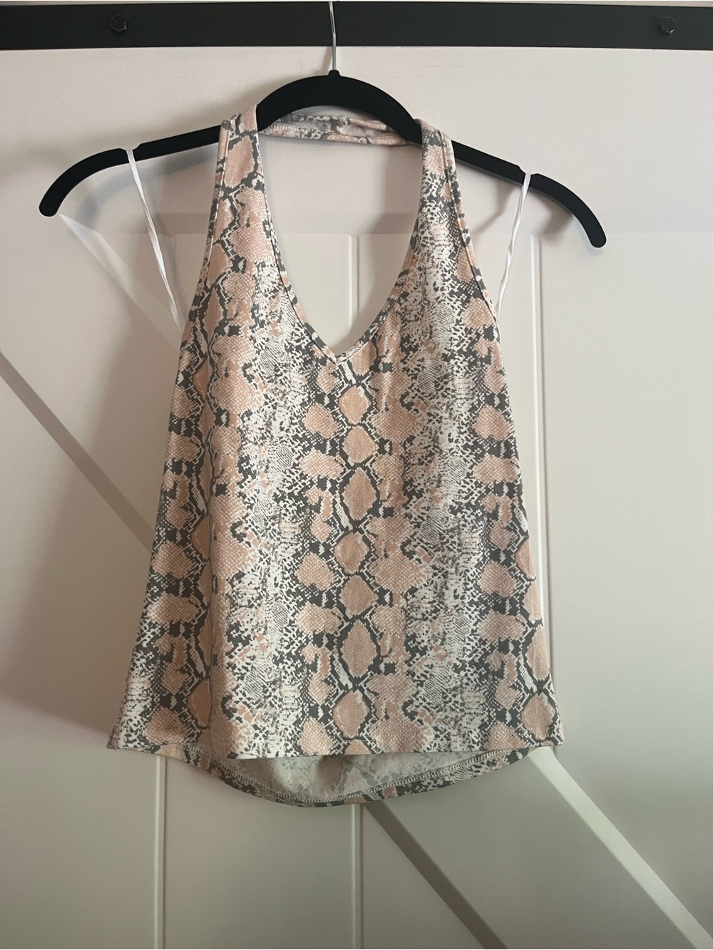 AE Snakeprint Halter Top